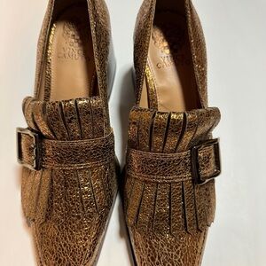 Vince Camuto Gold Women's Sedna Dress Loafer Pump